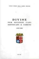 15574 - Galuppini, G - Divise per Secondi Capi, Sottocapi e Comuni. Anno 1890