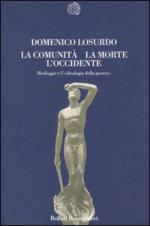 16342 - Losuro, D. - Comunita', la morte, l'occidente (La)