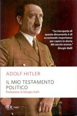 16614 - Hitler, A. - Mio testamento politico (Il)