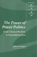 19755 - Vasquez, J.A. - Power of power politics (The)