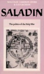 20133 - Lyons-Jackson, M.C.-D.E.P. - Saladin: the politics of the holy war