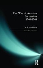 23166 - Anderson, M.S. - War of Austrian Succession 1740-1748 (The)