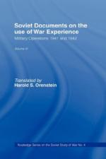 25115 - Orenstein, H. cur - Soviet Documents on War Experience. Volume III - Military Operations 1941 - 1942