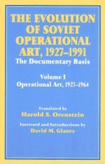 25556 - Orenstein, H. cur - Evolution of Soviet Operational Art 1927- 1991. Volume I 1927-1964 (The)