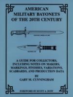 26230 - Cunningham, G.M. - American Military Bayonets of the 20th Century