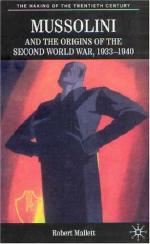 27353 - Mallett, R. - Mussolini and the Origins of the Second World War, 1933-1940