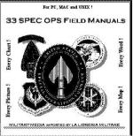 27780 - US Army,  - CD ROM 33 SpecOps Field Manuals