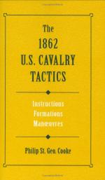 30229 - Geo Cooke, P.St. - 1862 US Cavalry Tactics. Instruction, Formations, Manoeuvres (The)