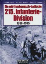 32945 - Zellner-Mehrle-Glanner, K.-H.-T. - Wuerttembergisch-badische 215. Infanterie-Division 1936-1945 (Die)
