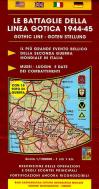 46730 - AAVV,  - Cartina: Battaglie della Linea Gotica 1944-45 Settore orientale