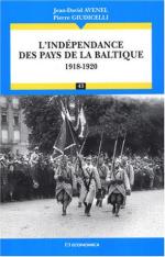 33629 - Avenel, J.D. - Independance des pays de la Baltique 1918-1920