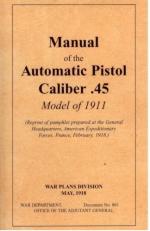 35588 - AAVV,  - Manual of the Automatic Pistol Caliber .45