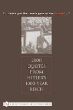 36221 - MacLean, F.L. - 2000 Quotes from Hitler's 1000-Year Reich