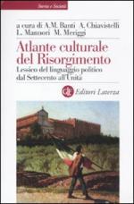 48017 - AAVV,  - Atlante culturale del Risorgimento. Lessico del linguaggio politico dal 700 all'unita'