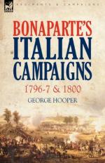 48266 - Hooper, G. - Bonaparte's Italian Campaigns 1796-97 and 1800