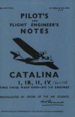 49306 - Air Ministry,  - Pilot's Notes: Consolidated Catalina I, I-B, II, IV