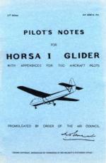 49323 - Air Ministry,  - Pilot's Notes: Airspeed Horsa I Glider