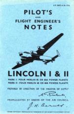 49328 - Air Ministry,  - Pilot's Notes: Avro Lincoln I, II