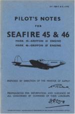 49340 - Air Ministry,  - Pilot's Notes: Seafire 45 and 46