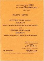 49343 - Air Ministry,  - Pilot's Notes: Spitfire VA, VB, VC