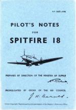 49349 - Air Ministry,  - Pilot's Notes: Spitfire XVIII