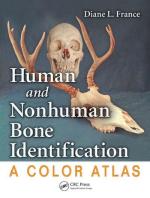 50072 - France, D.L. - Human and Nonhuman Bone Identification. A color Atlas