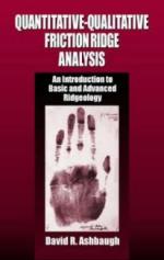 50171 - Ashbaugh, D.R. - Quantitative-Qualitative Friction Ridge Analysis. An Introduction to Basic and Advanced Ridgeology