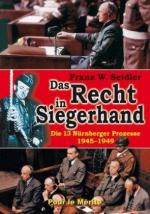 52172 - Seidler, F.W. - Recht in Siegerhand. Die 13 Nuernberger Prozess 1945-1949 (Das)
