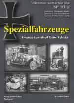 54373 - Vollert, J. - Tankograd World War I 1012: Spezialfahrzeuge - German Specialised Motor Vehicles