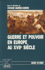 56486 - Veyrier, H. - Guerre et pouvoir en Europe au XVIIe siecle