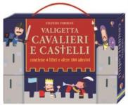 59278 - Rogers-Whatmore, R.-C. - Valigetta cavalieri e castelli. Contiene 4 libri e oltre 180 adesivi