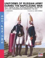 61185 - Viskovatov, A.V. - Uniforms of Russian Army during the Napoleonic war Vol 04 Reign of Paul I of Russia Between 1796 and 1801. Artillery, Engineers and Garrisons 1796-1801