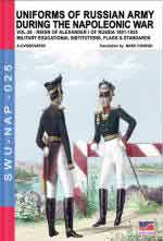 65290 - Viskovatov, A.V. - Uniforms of Russian army during the Napoleonic war Vol 20 Reign of Alexander I of Russia 1801-1825. Military educational institutions, flag and standards