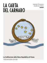 72651 - D'Annunzio-De Ambris, G.-A. - Carta del Carnaro. La costituzione della libera Repubblica di Fiume (La)